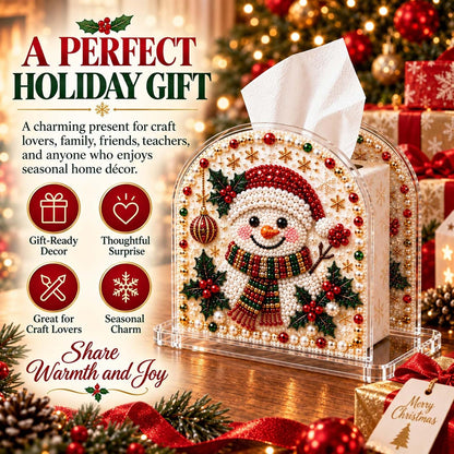 Christmas Diamond Painting Tissue Box Holder for Adults