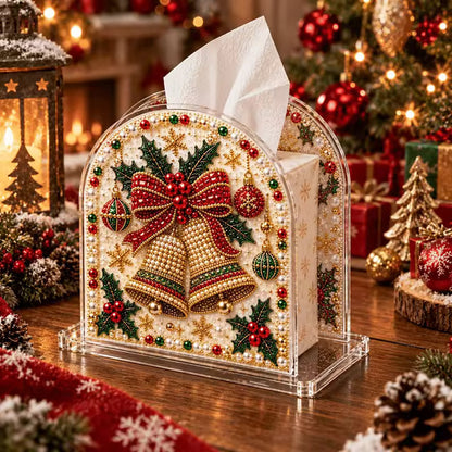 Christmas Diamond Painting Tissue Box Holder for Adults