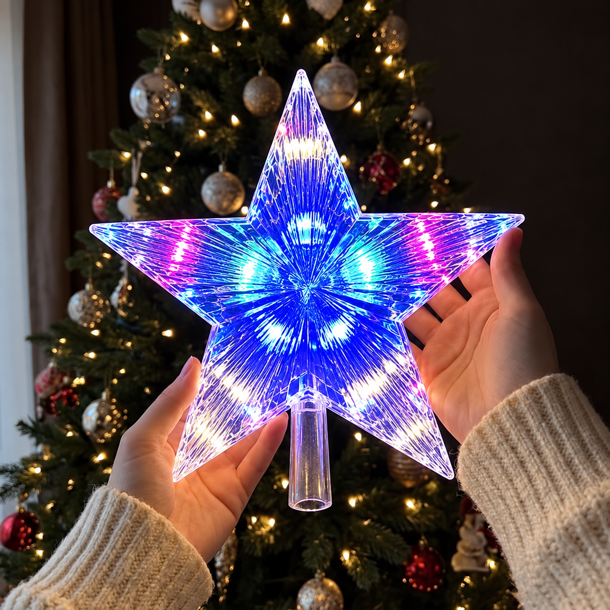 Star Tree Light for Christmas Trees Decoration